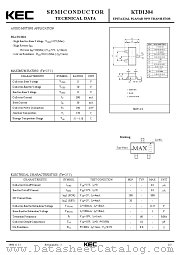 KTD1304 datasheet pdf Korea Electronics (KEC)