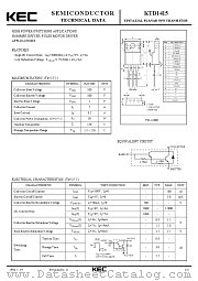 KTD1415 datasheet pdf Korea Electronics (KEC)