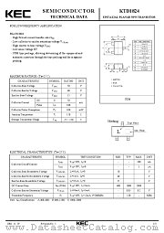 KTD1824 datasheet pdf Korea Electronics (KEC)