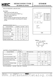 KTD1824E datasheet pdf Korea Electronics (KEC)