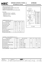KTD2161 datasheet pdf Korea Electronics (KEC)