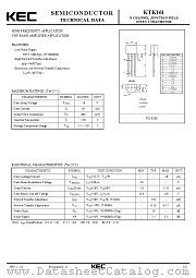 KTK161 datasheet pdf Korea Electronics (KEC)