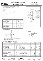 KTK5162S datasheet pdf Korea Electronics (KEC)