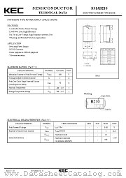 SMAB210 datasheet pdf Korea Electronics (KEC)
