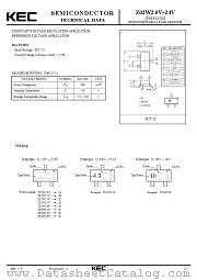 Z02W13V datasheet pdf Korea Electronics (KEC)