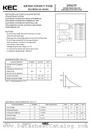Z5W27V datasheet pdf Korea Electronics (KEC)