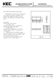 KIA6043S datasheet pdf Korea Electronics (KEC)