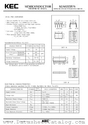KIA6225P datasheet pdf Korea Electronics (KEC)