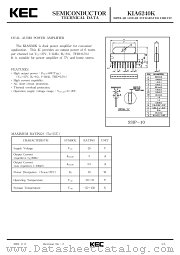 KIA6240K datasheet pdf Korea Electronics (KEC)
