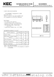KIA6966S datasheet pdf Korea Electronics (KEC)
