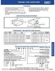C1210C102J5GAC datasheet pdf Kemet Corporation