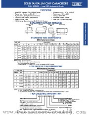 T494A226K006AS datasheet pdf Kemet Corporation