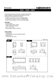 K204 datasheet pdf Kondenshi Corp
