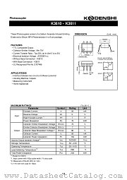 K3611 datasheet pdf Kondenshi Corp