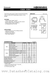 K3621 datasheet pdf Kondenshi Corp