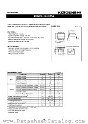 K4N25 datasheet pdf Kondenshi Corp
