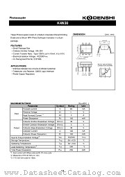 K4N30 datasheet pdf Kondenshi Corp