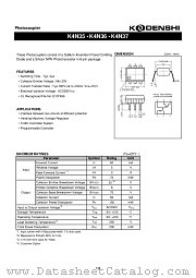 K4N37 datasheet pdf Kondenshi Corp