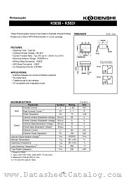 K5631 datasheet pdf Kondenshi Corp