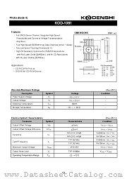 KOD-1081 datasheet pdf Kondenshi Corp