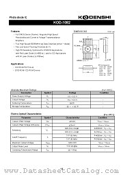 KOD-1082 datasheet pdf Kondenshi Corp