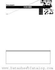 KOD-3005 datasheet pdf Kondenshi Corp