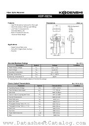 KOP-1021A datasheet pdf Kondenshi Corp