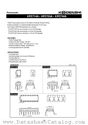 KPC724A datasheet pdf Kondenshi Corp