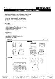 KPC814L datasheet pdf Kondenshi Corp