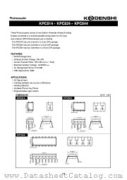 KPC824 datasheet pdf Kondenshi Corp