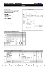KPI-211 datasheet pdf Kondenshi Corp