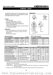 KSM-901LM1E datasheet pdf Kondenshi Corp