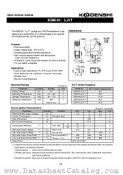 KSM-912LJ1T datasheet pdf Kondenshi Corp