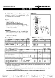 KSM-914TH5 datasheet pdf Kondenshi Corp