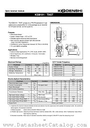 KSM-914TH5T datasheet pdf Kondenshi Corp