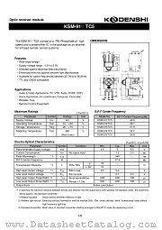 KSM-911TC5 datasheet pdf Kondenshi Corp
