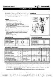KSM-951LJ24Y datasheet pdf Kondenshi Corp