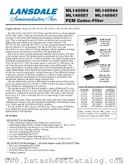 ML145567 datasheet pdf Lansdale Semiconductor