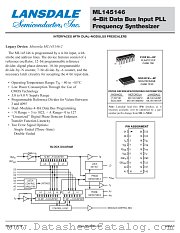 ML145146 datasheet pdf Lansdale Semiconductor