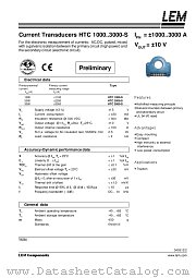 HTC3000-S datasheet pdf LEM