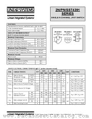 SST4392 datasheet pdf Linear Systems