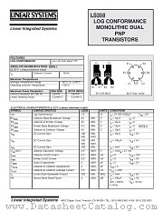 LS358 datasheet pdf Linear Systems