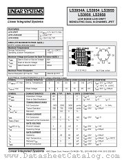 2N3956 datasheet pdf Linear Systems