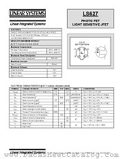 LS627 datasheet pdf Linear Systems