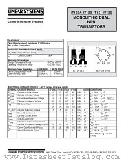 IT122 datasheet pdf Linear Systems