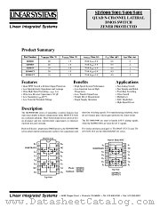 SD5000 datasheet pdf Linear Systems
