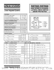 SD823 datasheet pdf Linear Systems