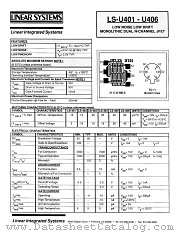 U403 datasheet pdf Linear Systems