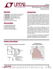 LT1004 datasheet pdf Linear Technology