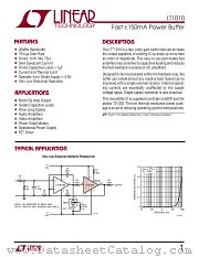 LT1010 datasheet pdf Linear Technology